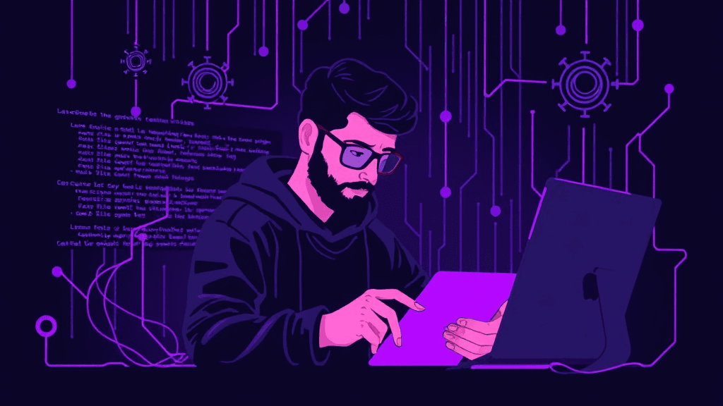 Ilustración editorial: Errores founders técnicos: construir el producto equivocado