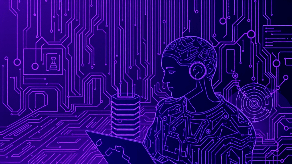 Ilustración editorial: Software a medida para pymes: la guía completa 2026